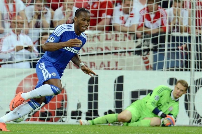 Didier Drogba ghi bàn gỡ hòa muộn trước khi Chelsea đánh bại Bayern Munich trên chấm luân lưu.